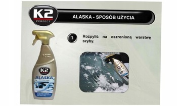 K2 ALASKA ODMRAŻACZ DO SZYB ATOMIZER MOCNY 700 ml