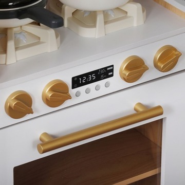 БОЛЬШАЯ ДЕРЕВЯННАЯ ИНТЕРАКТИВНАЯ КУХНЯ XXXXL СО СВЕТОДИОДНЫМ ОСВЕЩЕНИЕМ - 50 ЭЛЕМЕНТОВ