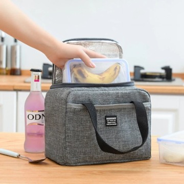Portable Lunch Bag New Thermal Insulated Lunch Box Tote Cooler Handbag