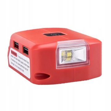 M18 Adapter Light LED, zasilacz do akumulatorów