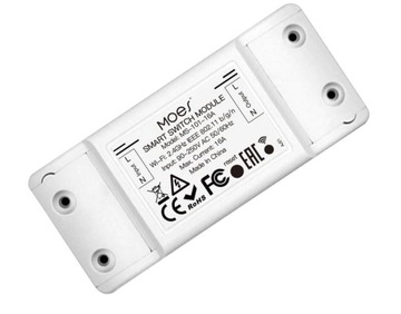 Контроллер умного выключателя Wi-Fi MOES TUYA 16А MS-101, розетка
