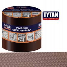Taśma dekarska bitumiczna TYTAN 10cm x 10mb. BRĄZOWA RAL8017