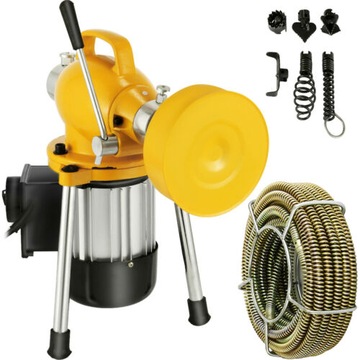 VEVOR Maszyna do Czyszczenia Rur 400W 400gyri/min