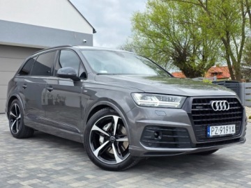 Audi Q7 II SUV 3.0 TDI 272KM 2018 Audi Q7 3.0 282PS 3xS-Line 7 Foteli Salon Polska Piekna Gwarancja 3.0, zdjęcie 1