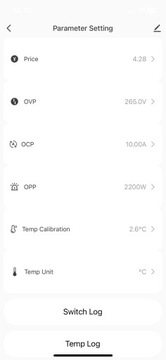 WiFi термостат 16А розетка счетчик энергии отопления и охлаждения TUYA 265В