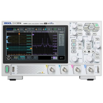 RIGOL DHO814 przenośny oscyloskop cyfrowy, szerokość pasma 100 MHz