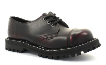 GLANY STEEL CZERW./CZAR. 3-DZIURY 101/O/RED/B 40