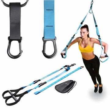 TAŚMY CROSSFIT REGULOWANE PASY TRENINGOWE DO ĆWICZEŃ TRENING FUNKCJONALNY