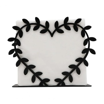 Tissue Holder Exquisite Pattern Napkin Holder Solid Base Design for Home