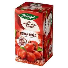 HERBAPOL HERBACIANY OGRÓD herbata herbatka owocowa DZIKA RÓŻA 20 TOREBEK
