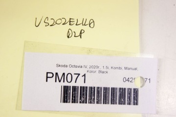 PM071 Уплотнитель окна Skoda Octavia IV левый передний