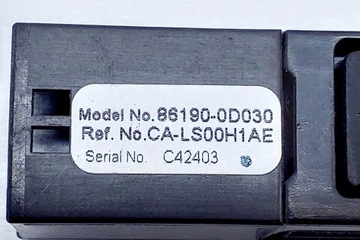 PŘÍDAVNÉ SPONA MULTIMEDIA (AUX/USB) TOYOTA AURIS (_E18_) 861900D030 1.6L