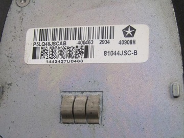 ANTÉNA STŘEŠNÍ PLOUTEV ŽRALOK PSC JEEP CHEROKEE KL V P5LQ48JSCAB