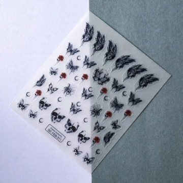 3D наклейки на ногте