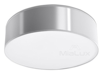 Plafon DUMSTER 35 Szara Lampa Sufitowa Okrągła LED