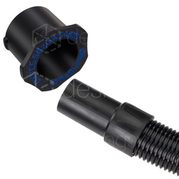 Набор адаптеров для подключения DeWalt DXVCS003 и Bosch Gas Vacacuum Comleder со змеями