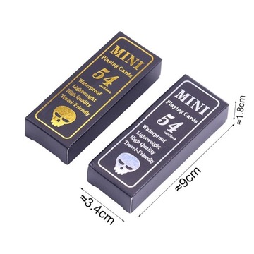 Новые флуоресцентные черные игровые карты в золотом стиле