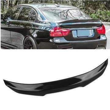 LOTKA BMW E90 2005-2011 M PAKIET CZARNY POŁYSK SPOJLER Spoiler klapy