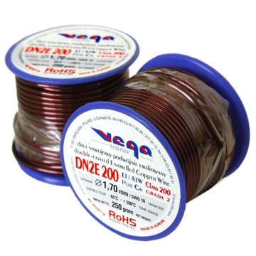 Drut nawojowy DN2E 200 ⌀ 1,70 mm Masa : 250g