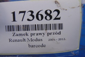RENAULT MODUL ZÁMEK DVEŘE PRAVÝ PŘEDNÍ