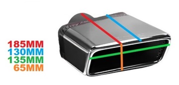 KONCOVKA VÝFUKOVÝ TLUMIČE MERCEDES ML G ZZ240 XR XL