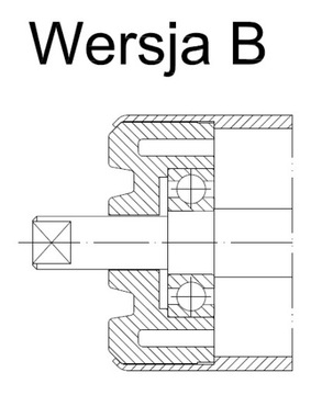Диаметр ступицы 57,5 ​​PE для гладкого катка 6202 B