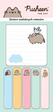 Notes mini St. Majewski Pusheen biały, Wielokolorowy