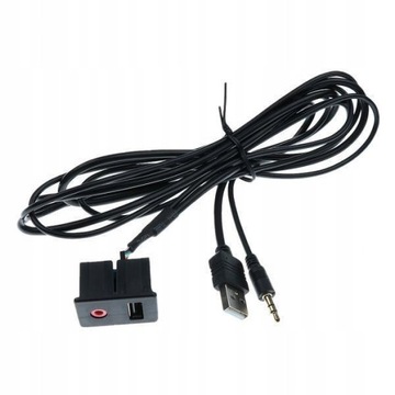 2X gniazdo adaptera USB 3.5mm Jack deska