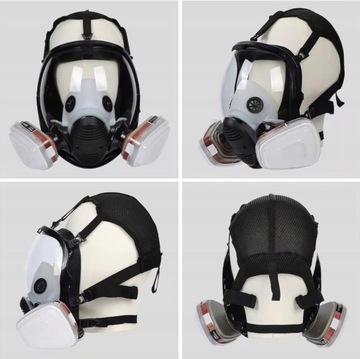DUST MASK 6800 РЕСПИРАТОР ПОЛНОЛИЦЕВАЯ ДЫХАТЕЛЬНАЯ МАСКА ДЛЯ ПОЖАРА