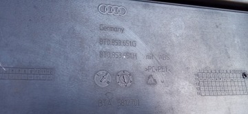 AUDI A5 8T FACELIFT 11- MŘÍŽKA STŘEDNÍ  MASKA NÁRAZNÍKU PŘEDNÍ 8T0853651G