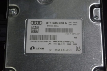 АУДИОСИСТЕМА BANG&OLUFSEN AUDI Q5 8T1 035 223A