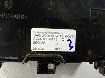 2056806013 ВЕЩОВОЕ ОТДЕЛЕНИЕ В ЦЕНТРАЛЬНОМ ТУННЕЛЕ MERCEDES W205