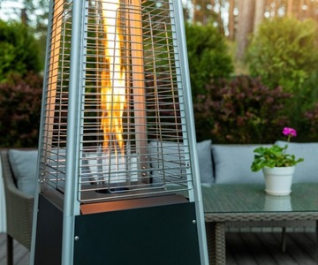 OGRZEWACZ TARASOWY GAZOWY PARASOL PIRAMIDA CHEOPSA