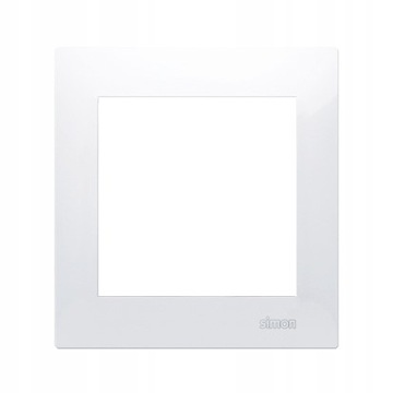 Ramka pojedyncza Biała Simon 54 Premium