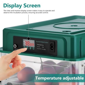 ПОЛНОСТЬЮ АВТОМАТИЧЕСКИЙ ИНКУБАТОР ДЛЯ ЯИЦ 24-30 ШТ.