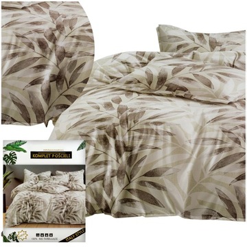 Komplet Pościeli 200x220+ 2x Poszewka 70x80 3cz