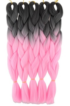 WŁOSY SYNTETYCZNE PROSTE KOLOROWE WARKOCZE 2K.041