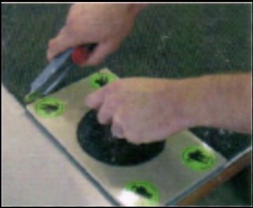 Противоскользящий коврик Black Cat Pad 45см x 60см