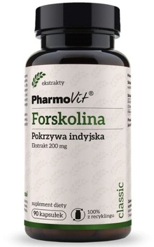 Forskolina Pokrzywa indyjska ekstrakt 4:1 200 mg