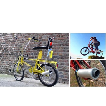 Звуковая система выхлопа Мотоцикл Спицевая труба Круглый глушитель