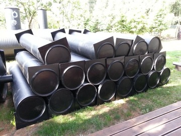 Pływak do budowy pomostów średnica 355 mm długość 3 m