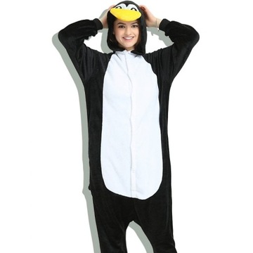 PIŻAMA KOMBINEZON ONESIE DRES PINGWIN 168-175 rozm. L