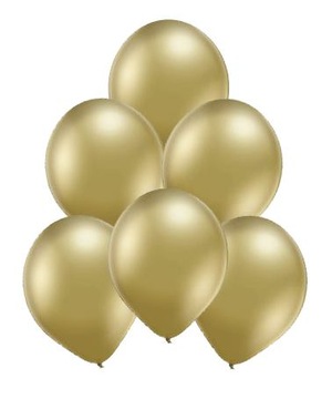 Balony Glossy Gold 50szt