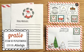 Kalendarz ADWENTOWY torebki kreatywny EKO zestaw