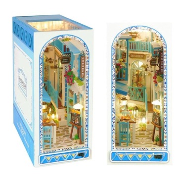 Składany Drewniany Model 3D Book Nook - Morska Bryza