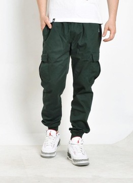 Spodnie M Bossline Cargo Jogger joggery zielone