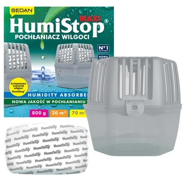 POCHŁANIACZ WILGOCI HUMISTOP MAXI 3 WKŁADY, GRATIS