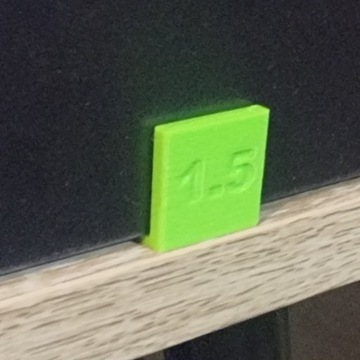 Проставки для регулировки фасадов, зазор 1,5 мм, 4 шт.