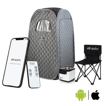 Портативная домашняя паровая сауна на 1 человека, собственная сауна с Bluetooth, спа-комната