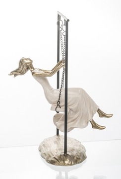 Украшение Фигура Женщина Качели Длинное Платье